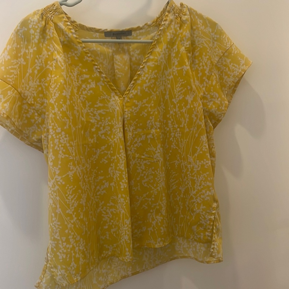 Yellow spring blouse size small